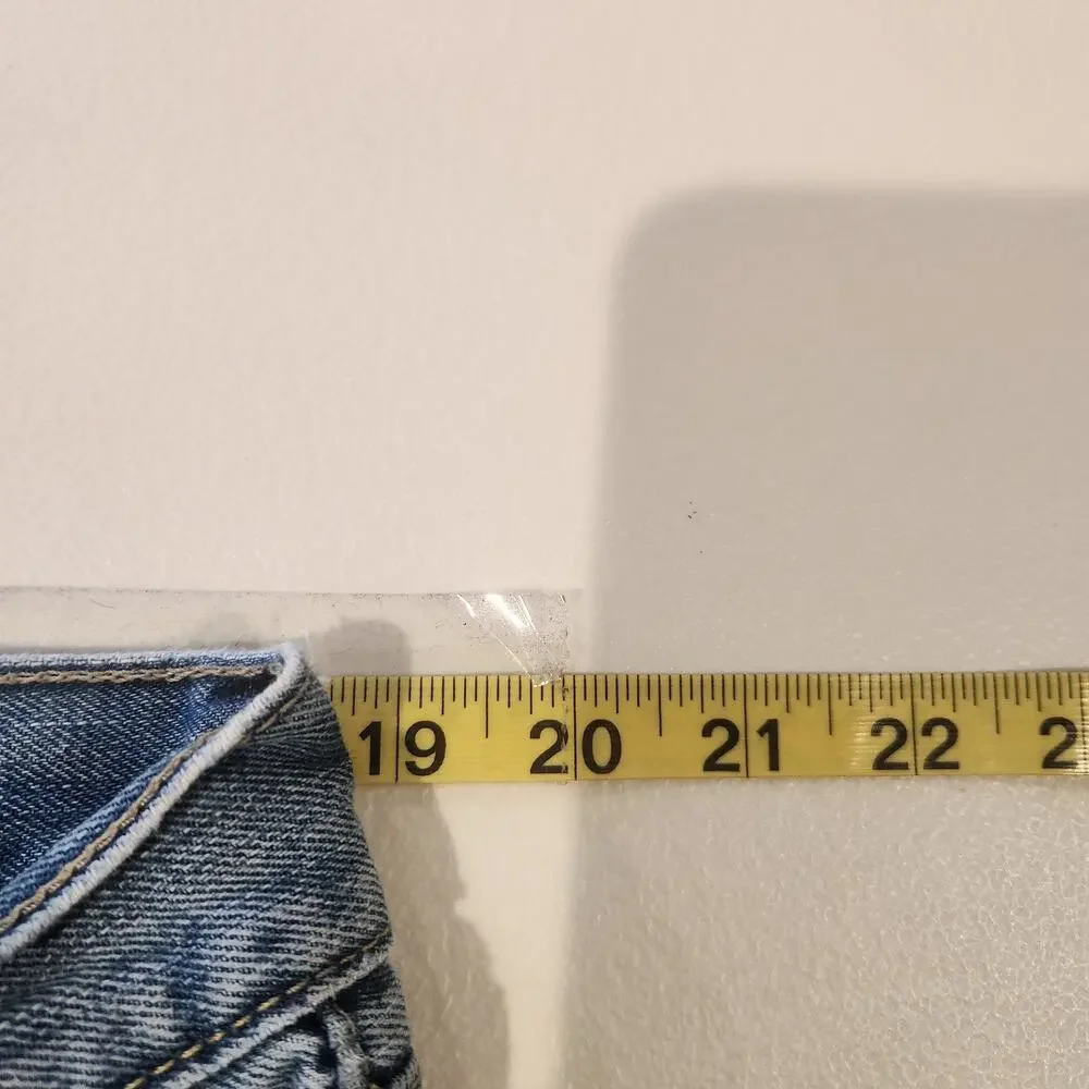 Levi's Mens 505 Medium Wash Straight Leg Jeans Size 38x30 Casual Minimalist